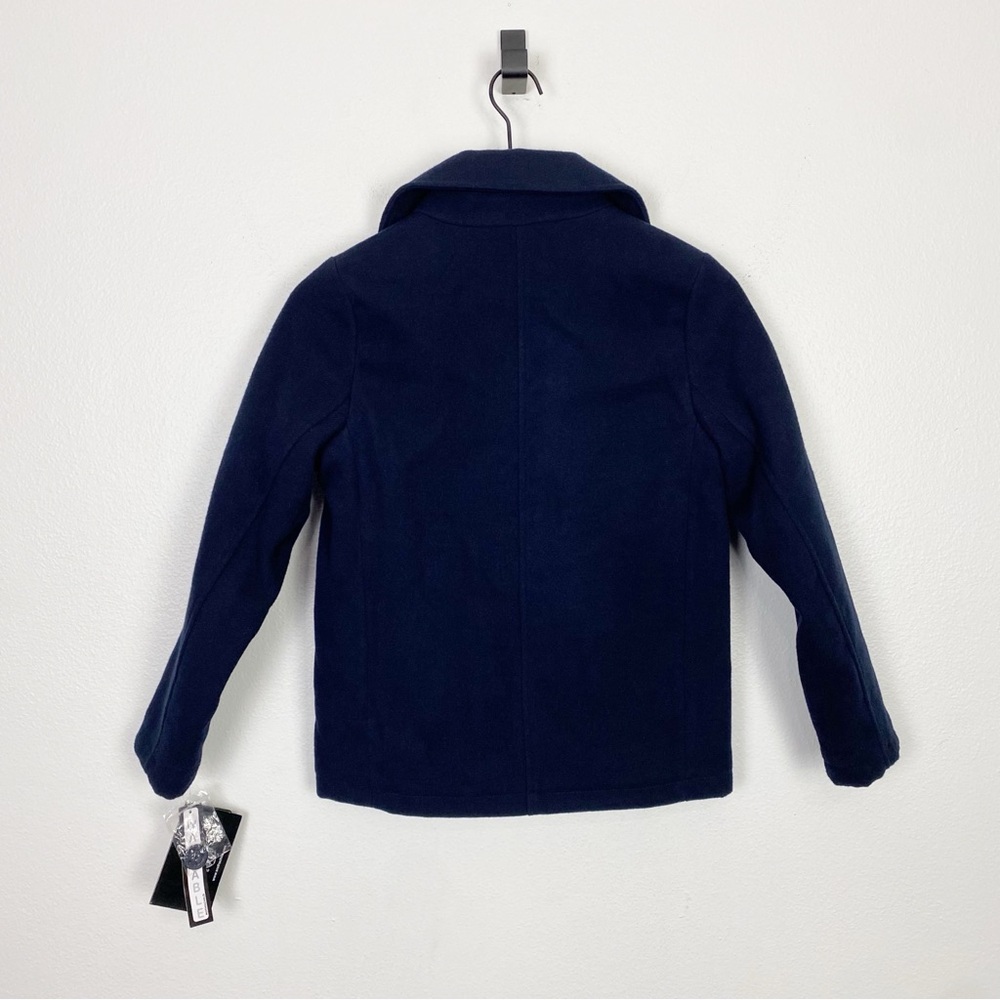 Rothschild Pea Coat Boys Blue Wool - Picture 4 of 7
